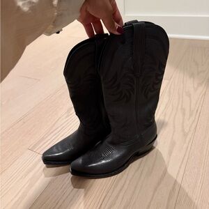 Tecovas Classic Black Leather Boots